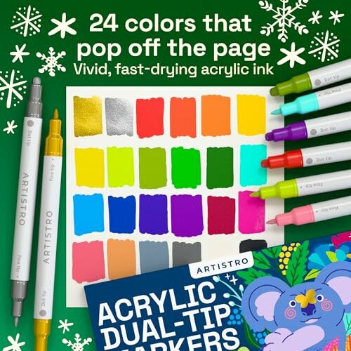 ARTISTRO 24 Acrylic Paint Markers