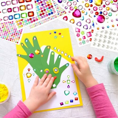 Glitter Gem Stickers