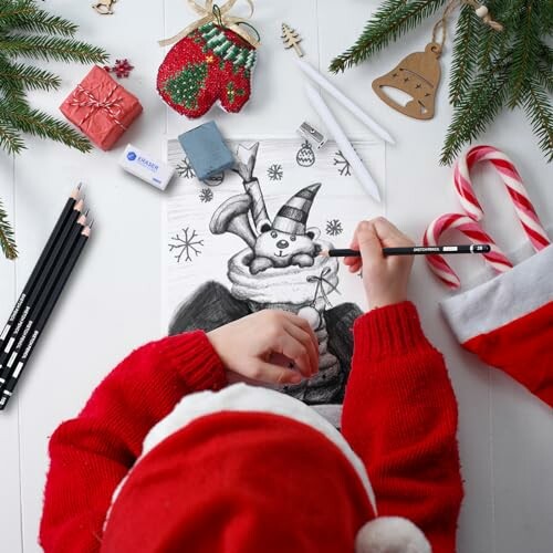 PANDAFLY Drawing Sketching Pencil Set