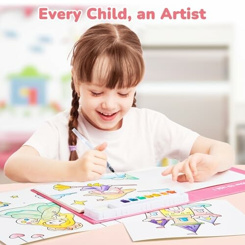 JoyCat Paint with Water Coloring Books