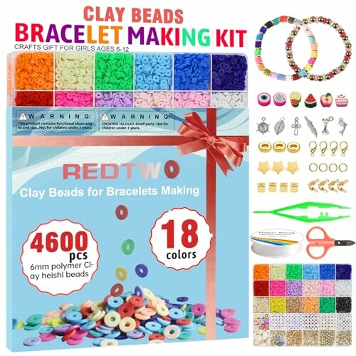 Redtwo 5100 Clay Beads Bracelet Making Kit