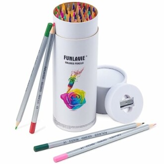 FUNLAVIE 48 Colored Pencils