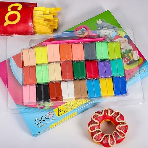 CiaraQ 24 Colors Polymer Clay Starter Kit