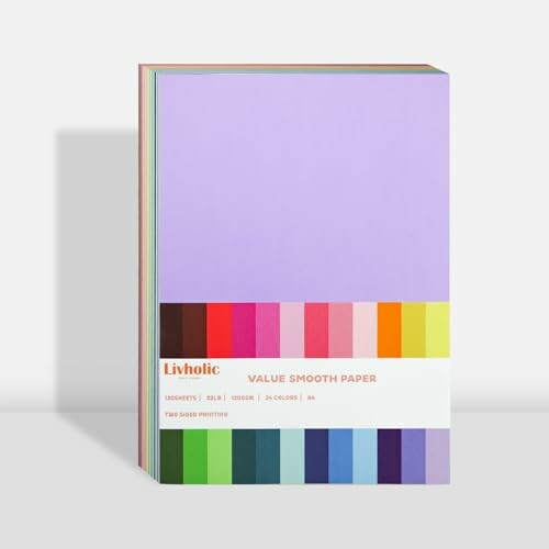 Stack of colorful smooth paper with various shades.