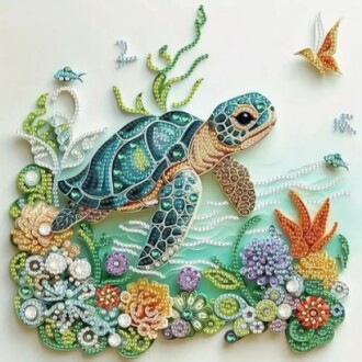 Sea Turtle Diamond Art Kit