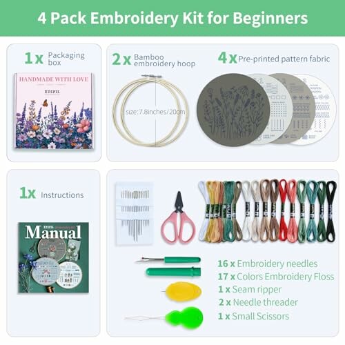 ETSPIL Embroidery Kit