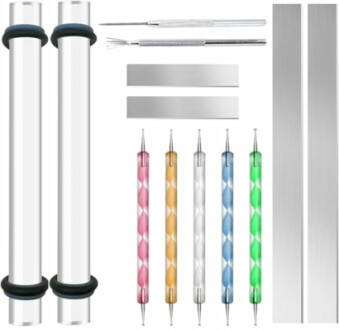 14 Polymer Clay Tools Acrylic Roller