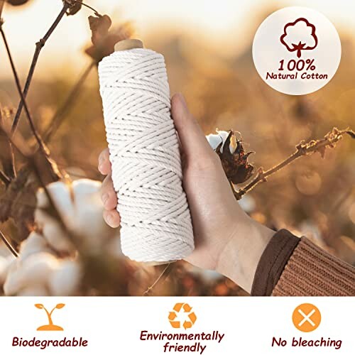 PHUNTTEK Macrame Cord