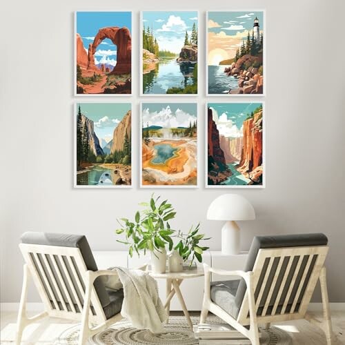 National Park Paint by Numbers Kit