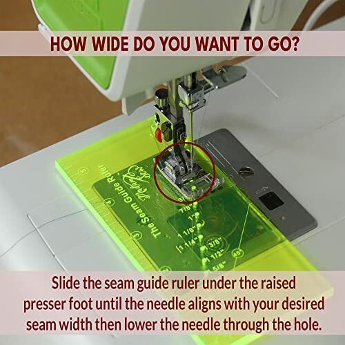 Madam Sew Seam Allowance Ruler